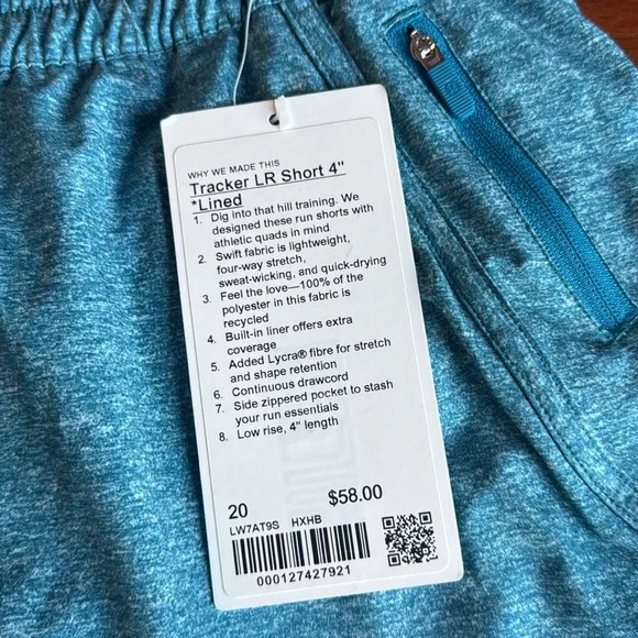 Lululemon Tracker LR Short 4” lined - Picture 2 of 6